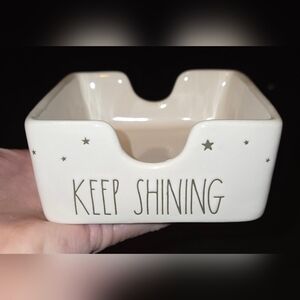 Rae Dunn Keep Shining Square Tray